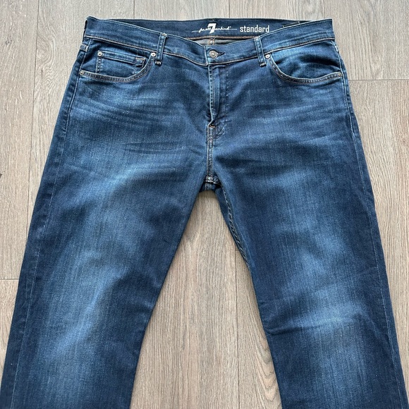 7 For All Mankind Standard Straight Jeans - Picture 2 of 9